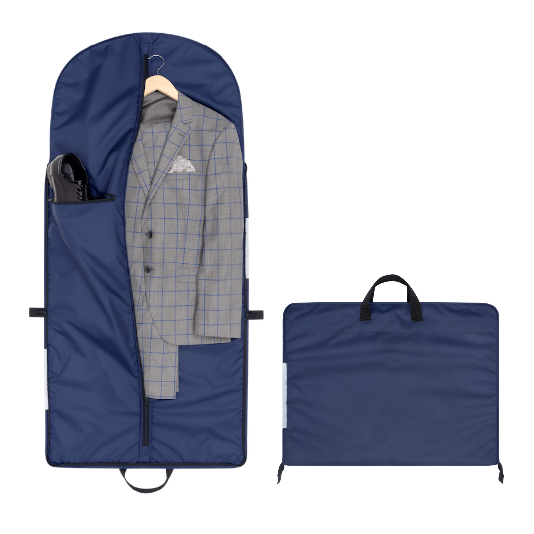 Navy blue BUSINESS suit bag